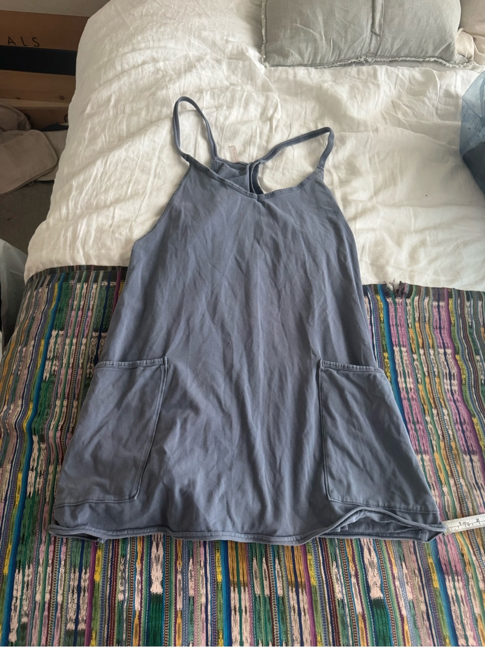 Free People Slate Blue Pocket Cami